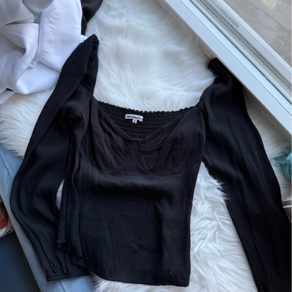 Reformation Black Women's top